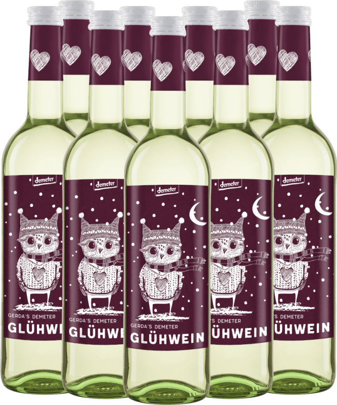 9x Vorteils-Weinpaket Gerda's Demeter Glühwein weiß - Peter Riegel Weinimport