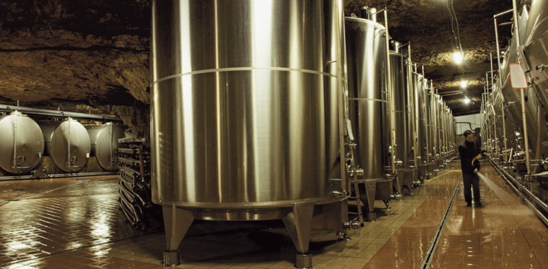 Caves Bailly Lapierre Vintillverkning