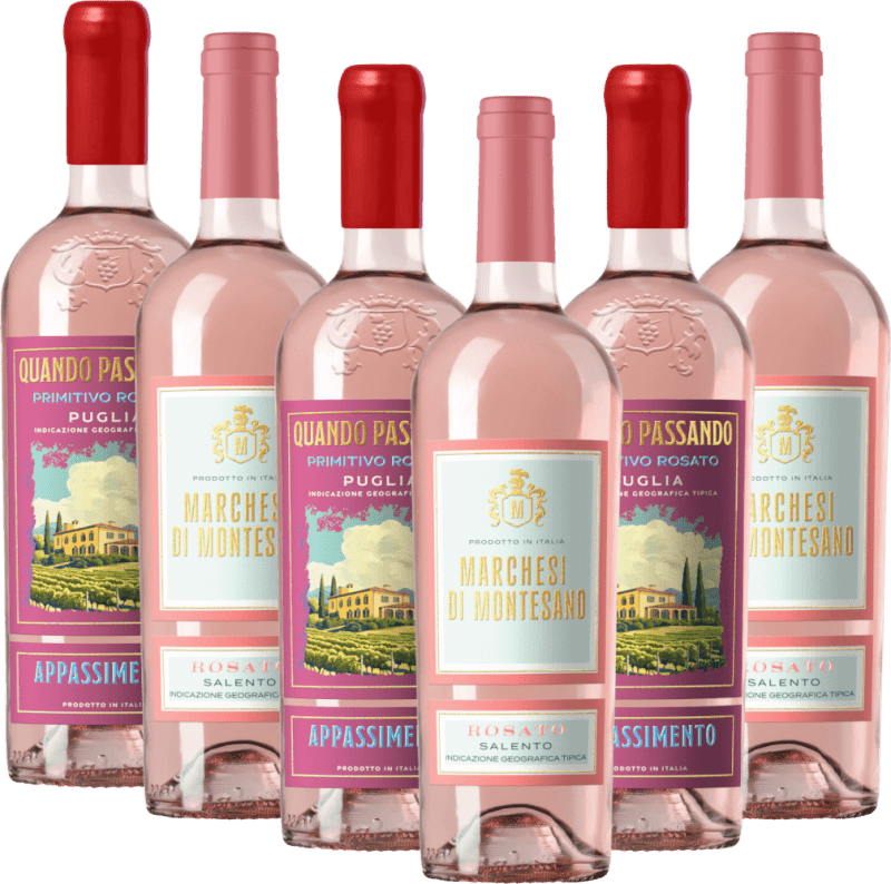 Apuliens Primitivo skatter - 6x provpaket