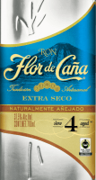 Förhandsvisning: Flor de Caña Rum Extra Seco 4 Yrs White 37,5% - Flor de Caña