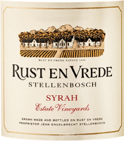 Förhandsvisning: Estate Vineyards Shiraz - Rust en Vrede Estate