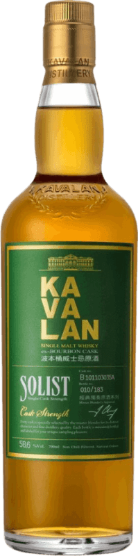 Solist Ex-Bourbon Cask Strength Taiwan Whisky - Kavalan Distillery