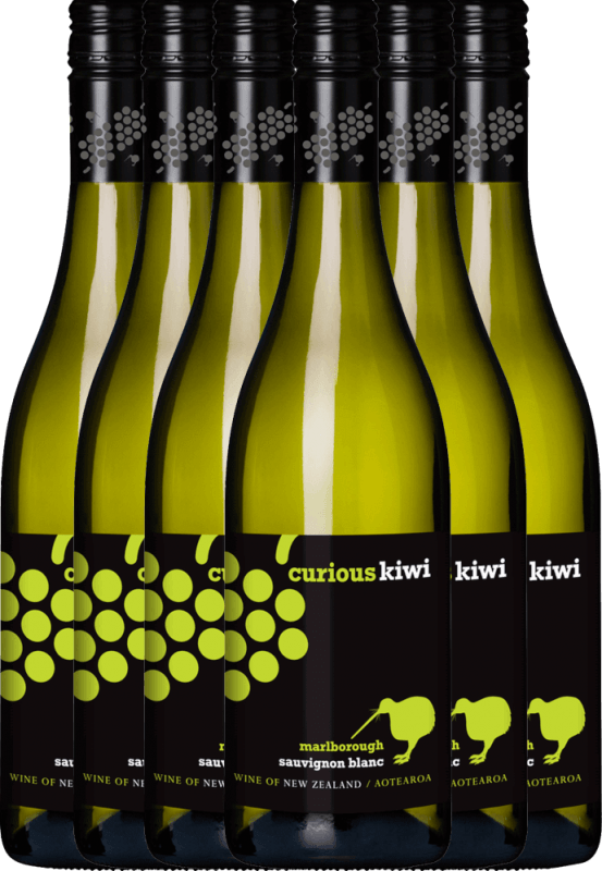 6er Vorteilspaket - Curious Kiwi Sauvignon Blanc - Marisco