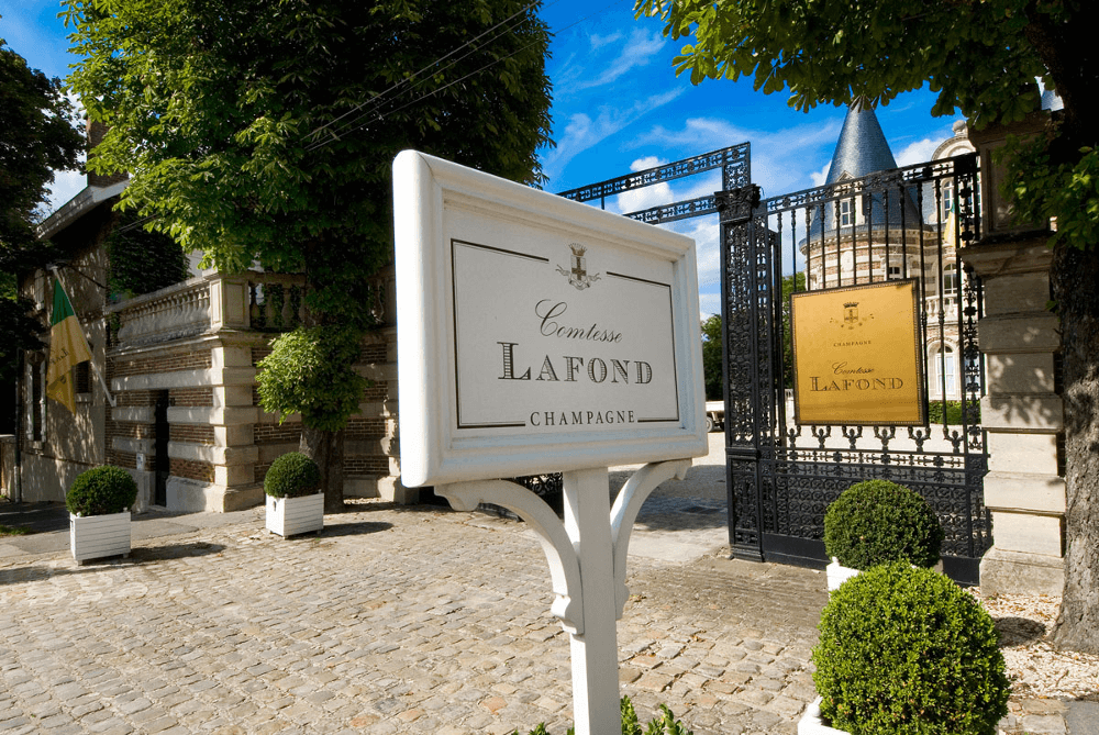 Ingång till Comtesse Lafond-slottet