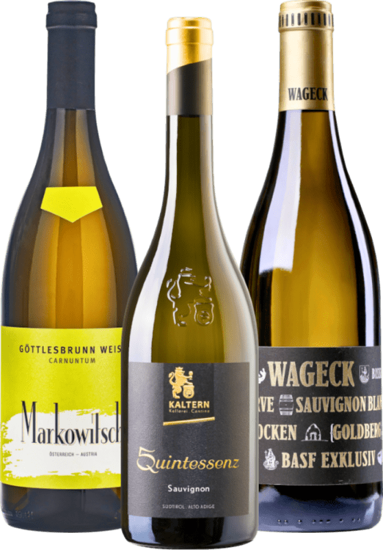 Utmärkt vita viner från Europa – 3x exklusivt smakprovspaket