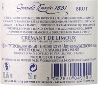 Förhandsvisning: Aimery Grande Cuvée 1531 Crémant Brut - Sieur d'Arques