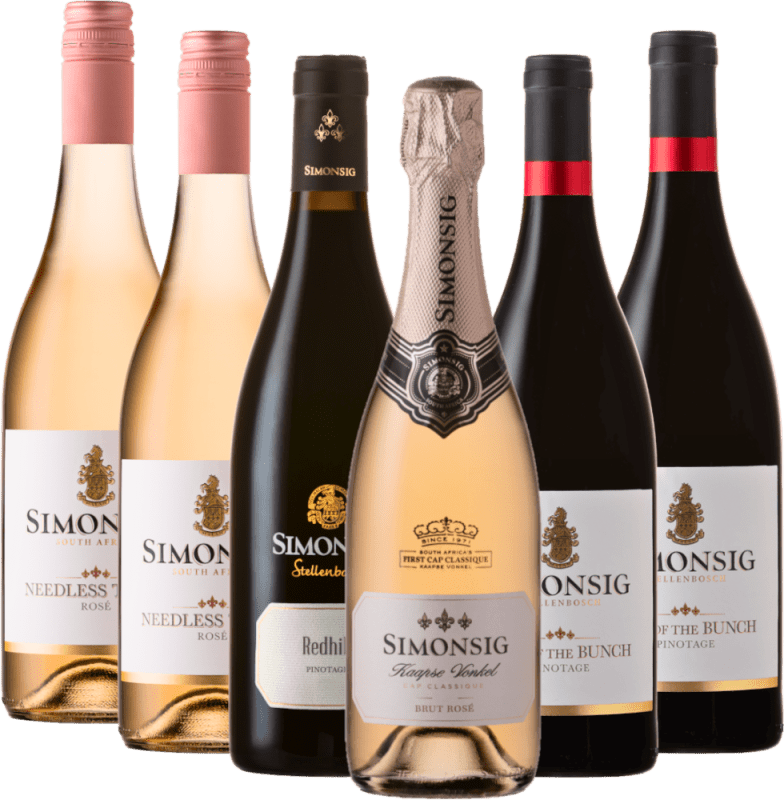 Pinotage i alla aspekter från Simonsig - 6x introduktionspaket