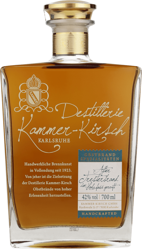 Alter Tresterbrand im Holzfass - Kirsch