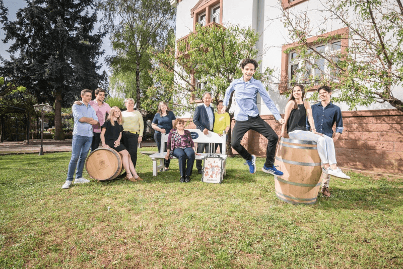 Vingården Anselmann Familj