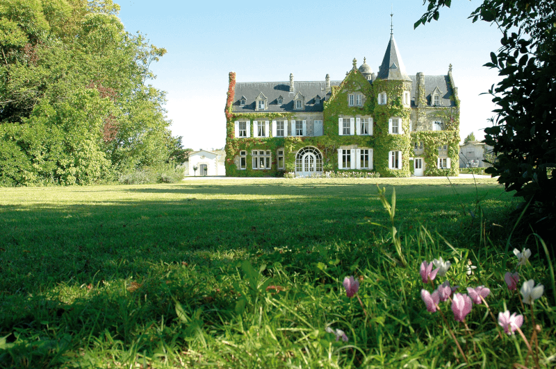 Utsikt över Château Lascombes Utsikt över Château Lascombes