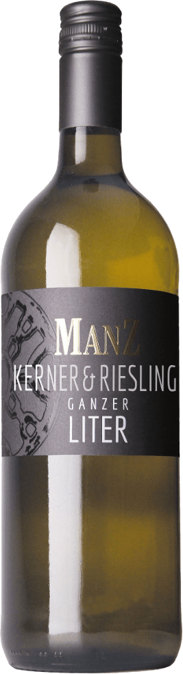 Förhandsvisning: 6x Vorteils-Weinpaket Kerner & Riesling ganzer Liter fruchtig - Weingut Manz
