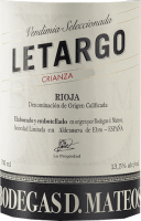 Förhandsvisning: Letargo Crianza - Bodegas D. Mateos