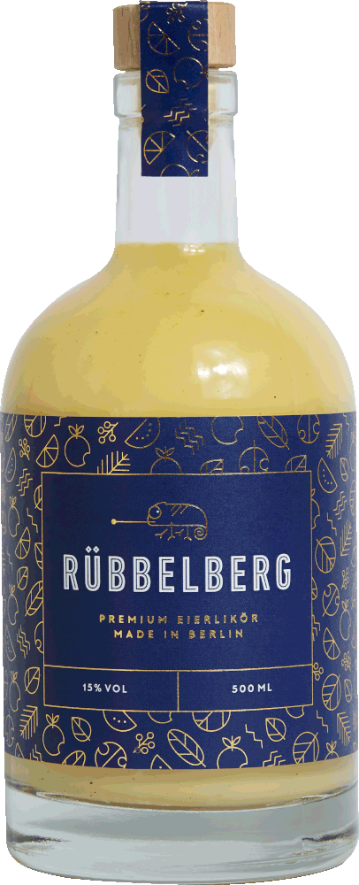 Förhandsvisning: Premium Bio Eierlikör 500 ml - Rübbelberg - 2x Vorteilspaket