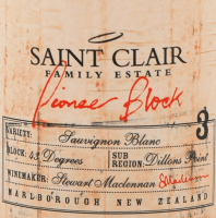 Förhandsvisning: Pioneer Block 3 Sauvignon Blanc Marlborough - Saint Clair Family Estate