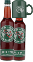 Jagertee Likör mit Tasse onPack - Destillerie Freihof