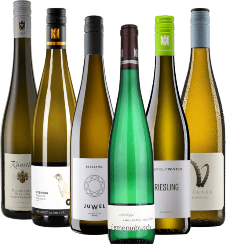 Rieslingresan genom Tyskland – 6x druvsortspaket