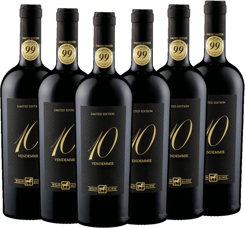 6x förmånspaket Dieci Vendemmie Limited Edition - Tenuta Ulisse
