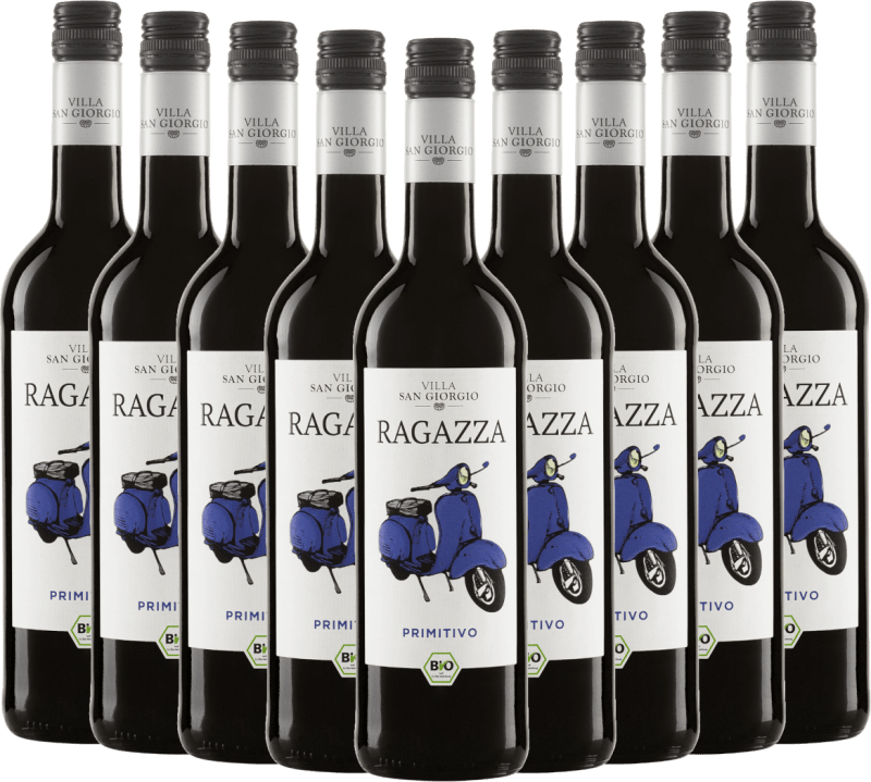 9x Vorteils-Weinpaket Ragazza Primitivo - Villa San Giorgio