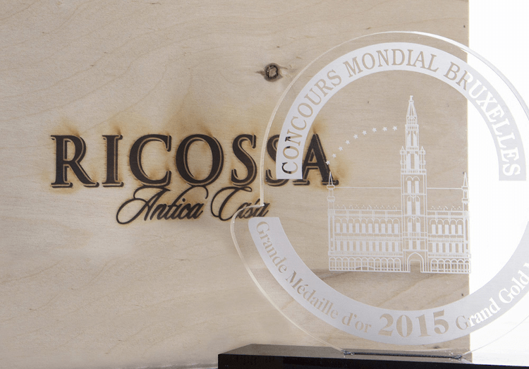 Den italienska vingården Ricossa från Piemonte
