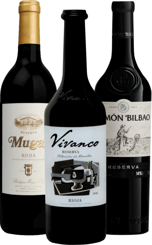Premium Rioja-viner - provningspaket om 3