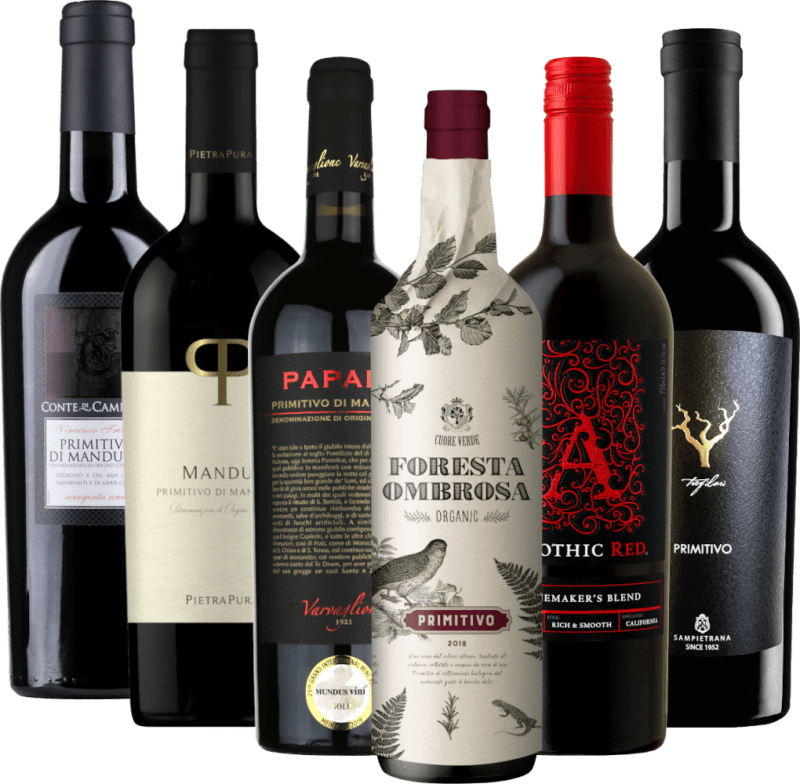 Primitivo Bestseller Hidden Champions 6x Provningspaket från VINELLO
