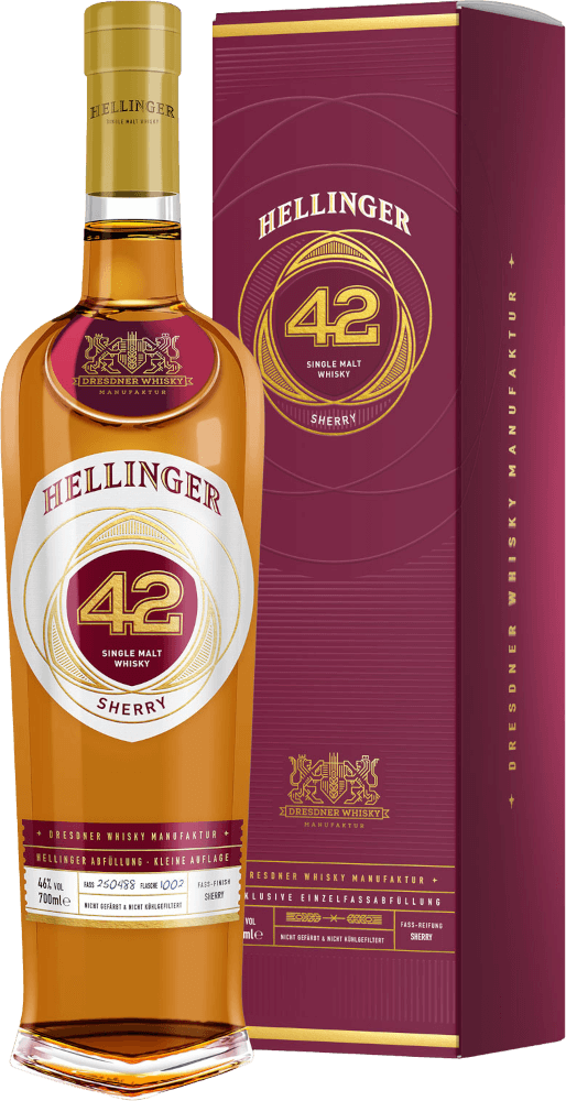 Förhandsvisning: Hellinger 42 Sherry - Dresdner Whisky Manufaktur - 2x Vorteilspaket