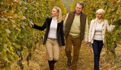 Familjen Soldati på vingården La Scola