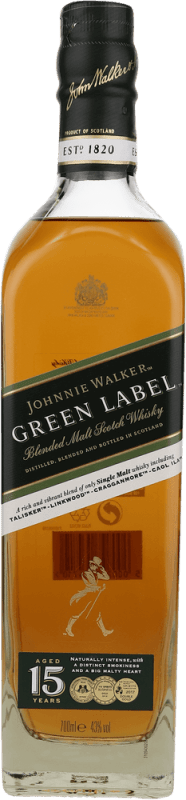 Green Label 15 Years Old Blended Malt in GP - Johnnie Walker