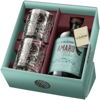 Amaro Dente di Leone 1,0l in GP + 2 Gläser - La Valdôtaine