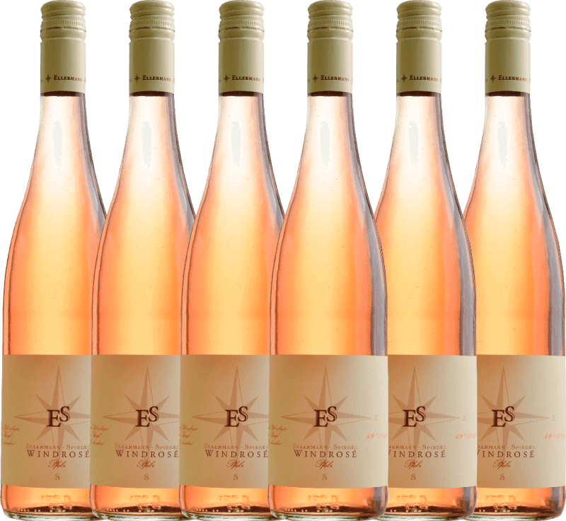 6er Vorteils-Weinpaket - Windrosé - Ellermann-Spiegel