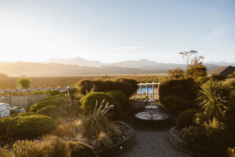 Gravel & Loam vingård med hotell