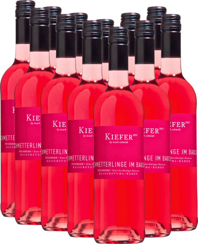 12er Vorteils-Weinpaket - Schmetterlinge im Bauch Rosé - Weingut Kiefer