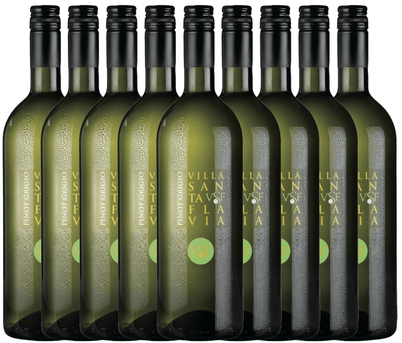 9er Paket - Pinot Grigio 1,0 l - Villa Santa Flavia