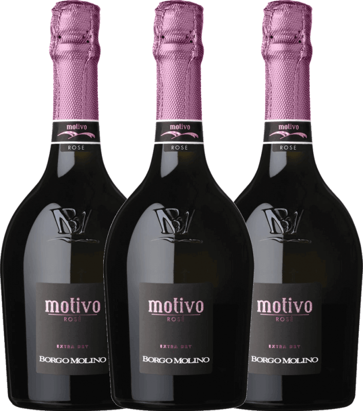 3er Vorteils-Weinpaket - Motivo Rosé extra dry - Borgo Molino