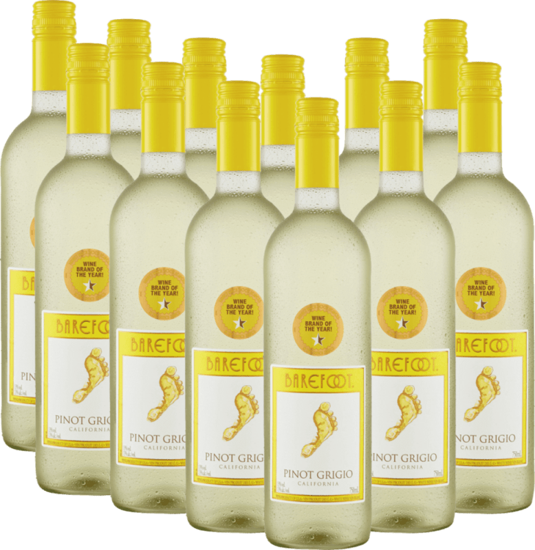 12er Vorteilspaket - Pinot Grigio - Barefoot