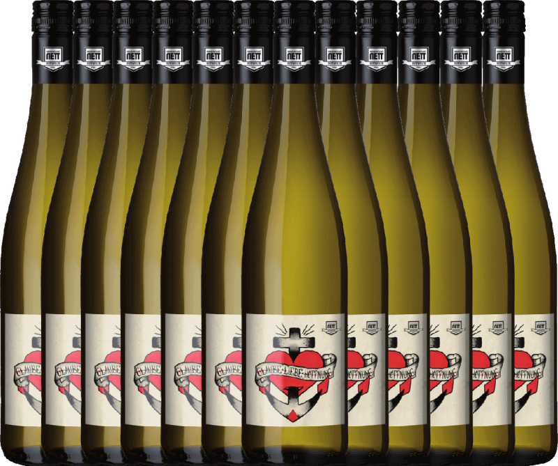 12er Vorteils-Weinpaket - Glaube-Liebe-Hoffnung Riesling - Bergdolt-Reif & Nett