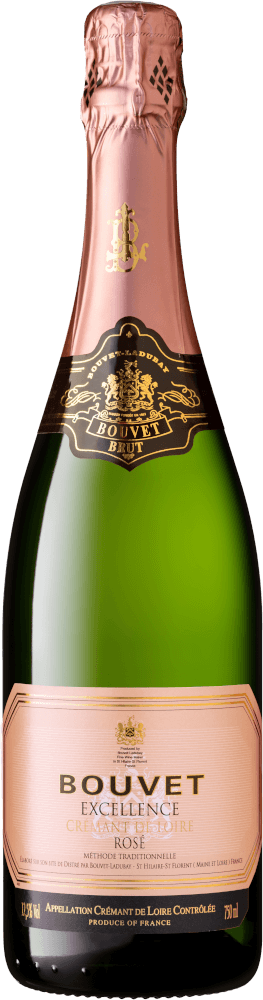 Förhandsvisning: 6er Vorteils-Weinpaket - Crémant Brut Rosé Excellence - Bouvet Ladubay