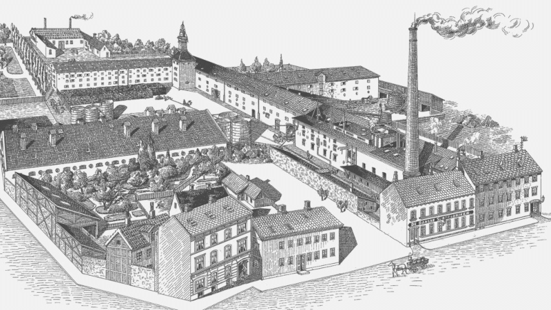 Henius fabrik i Urbansgade i Ålborg