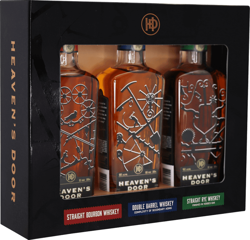 American Whisky Trio 3x 0,2l in GP - Heaven's Door