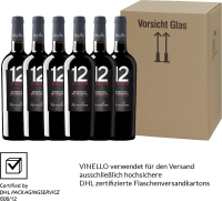 Förhandsvisning: 6er Vorteils-Weinpaket - 12 e Mezzo Primitivo - Varvaglione