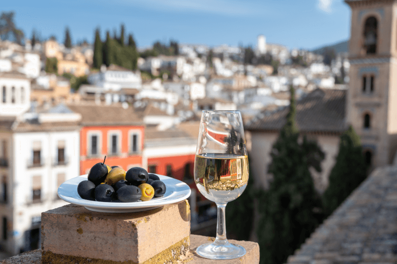 Sherry-smakning-på-taket-i-Jerez